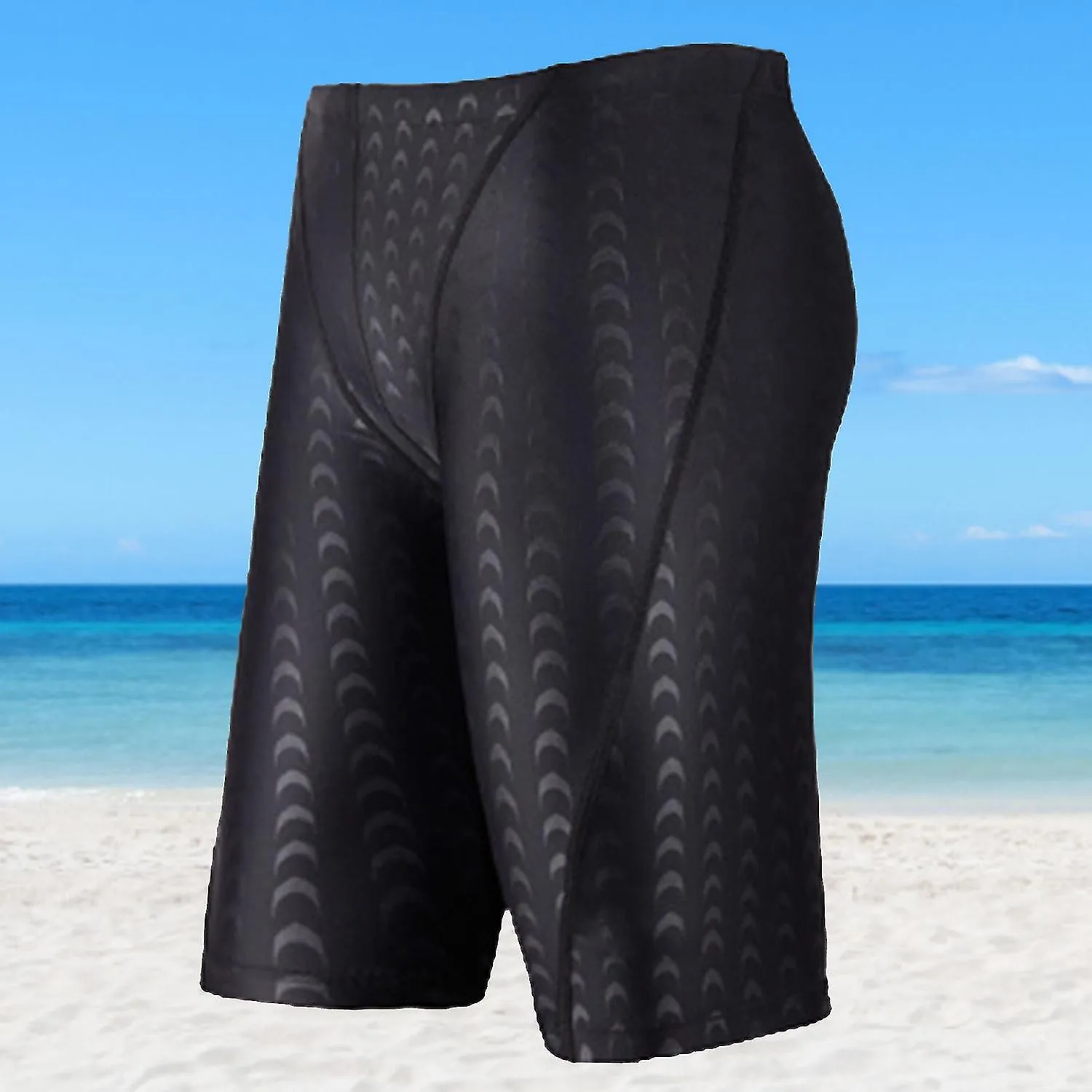 2-Piece Swimming Trunks Set Quick Dry Breathable Elastic Plus Size Summer Swim Set for Pool