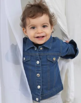 Organic Denim Rocks Baby Jacket