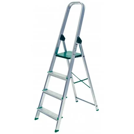 Escalera de aluminio doméstica 4 peldaños DOM04 Plabell