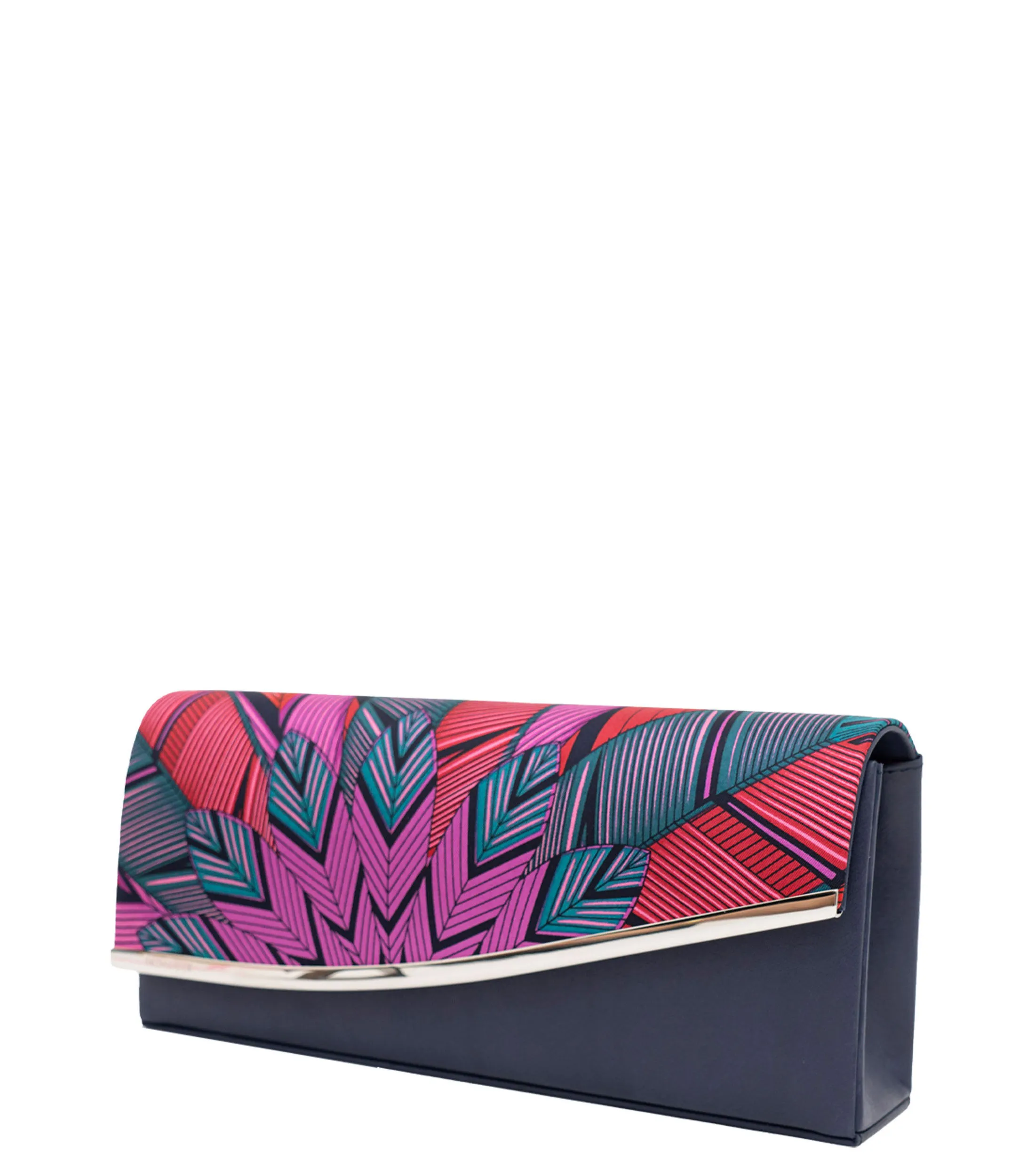 Pineda Covalin Bolso Clutch Akbal Guacamaya en piel Mujer