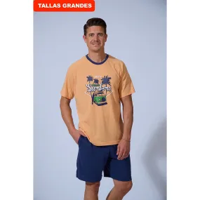 Short Men's Surfing Pajamas
