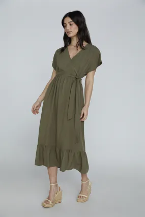 Vestido largo lazo