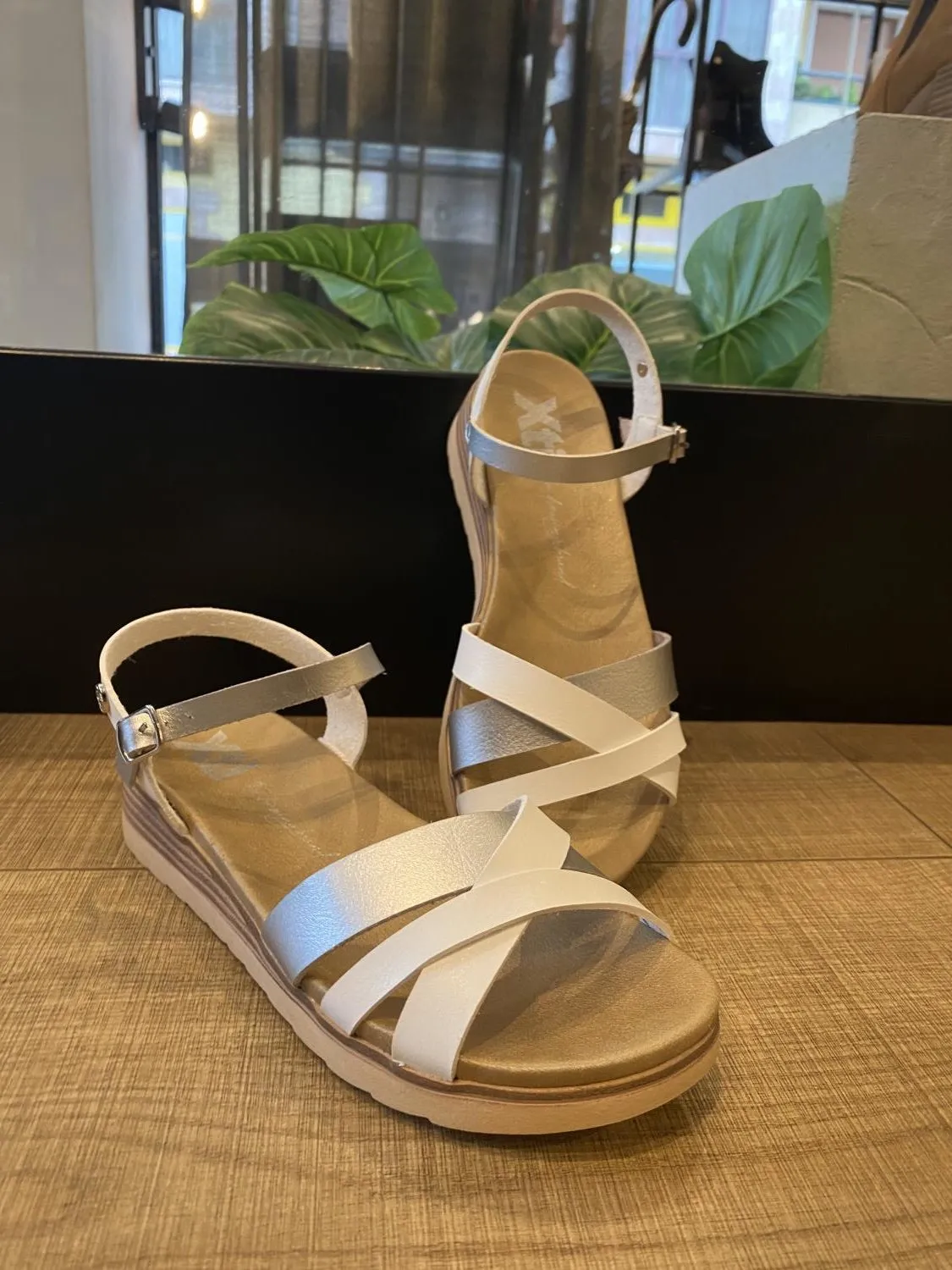 Xti Silver Sandal 142852